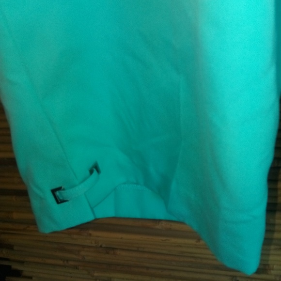 Allison Daley 18 Pull-On Turquoise Stretch Capri Pants - Picture 2 of 5